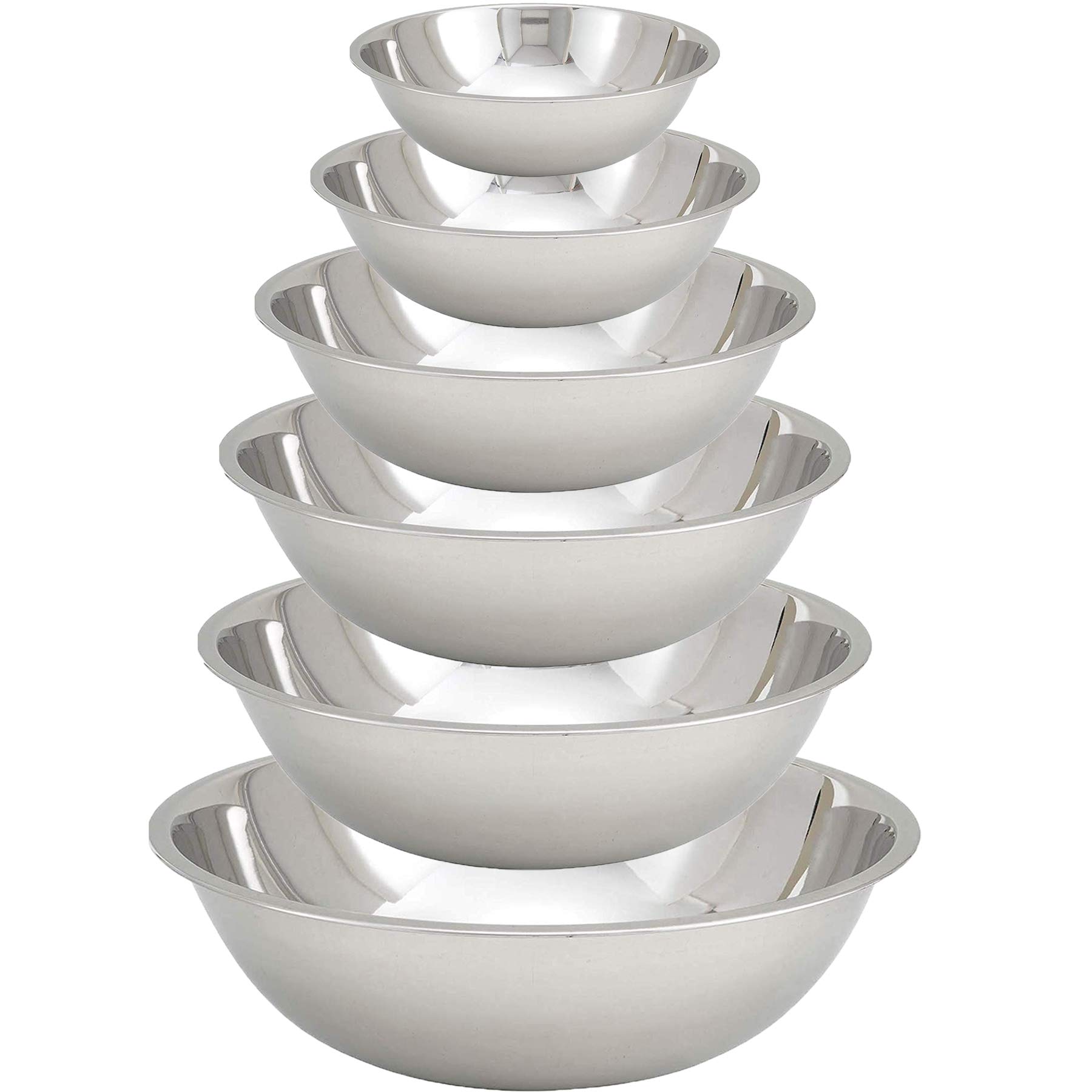 調理器具 Tupperware Stainless Cooking Bowl Set Amazon.com: Tiger Chef Stainless Steel Mixing Bowls Set for